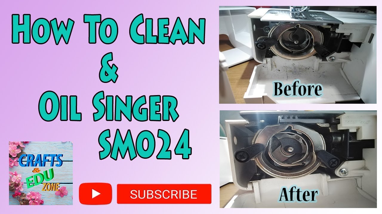 How To Clean & Oil Singer SM024 Sewing Machine