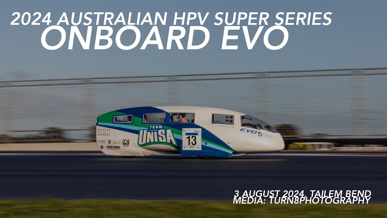 Onboard Team UniSA EVO // Start AHPVSS RD 4 2024 The Bend