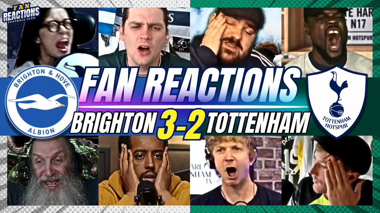 SPURS FANS SHOCKED😱REACTION TO BRIGHTON 3-2 TOTTENHAM | 24/25 PREMIER LEAGUE
