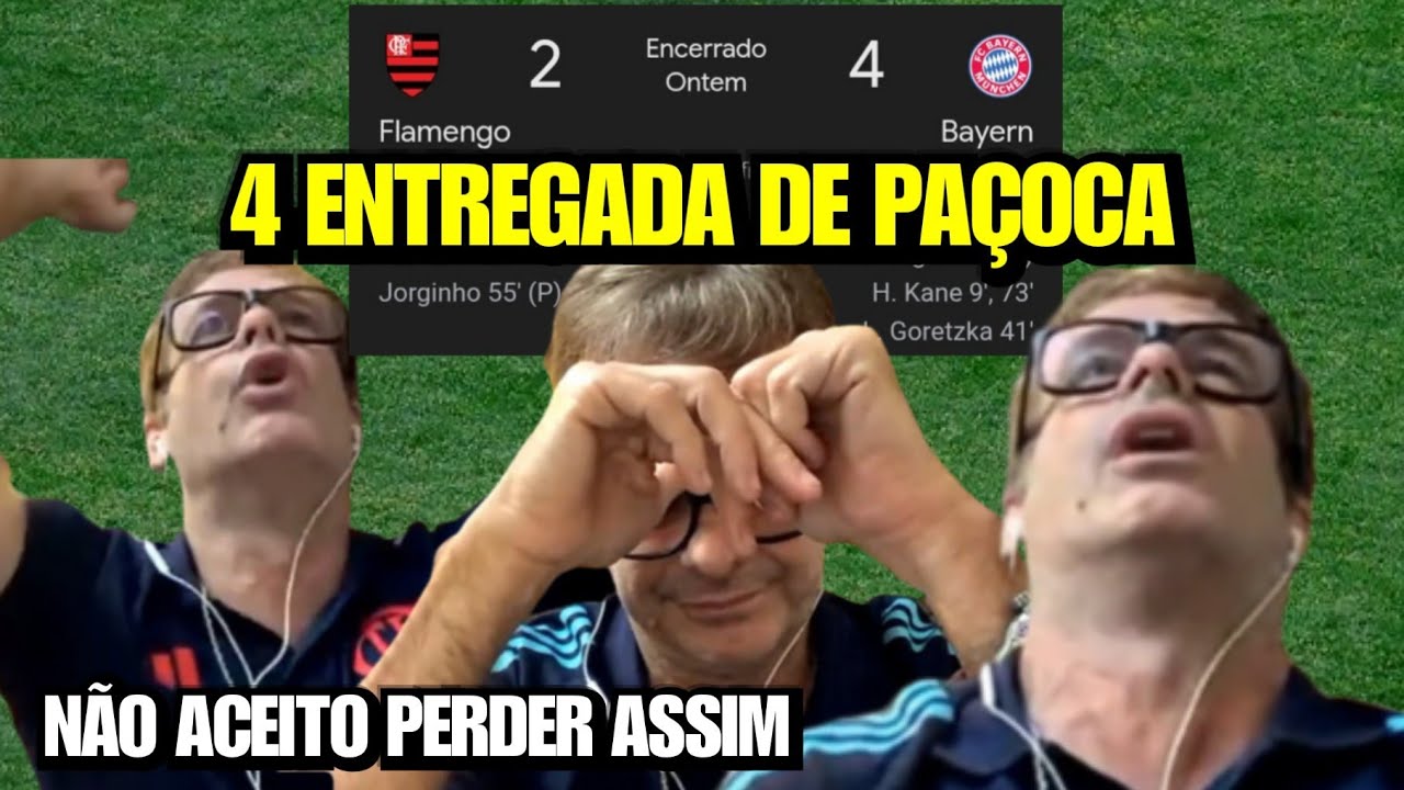FLAMENGO 2 X 4 BAYERN DE MUNIQUE:  REAÇÃO DO FERNANDO GIL
