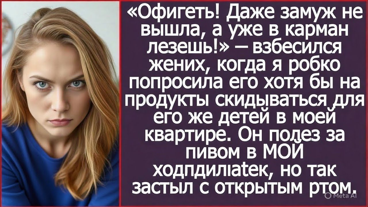 «Даже замуж не вышла, а уже в карман лезешь!» – взорвался жених, когда я попросила на еду его детям.