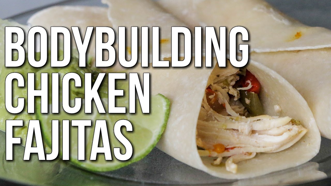BODYBUILDING CHICKEN RECIPE: Slow-Cooked Chicken Fajitas