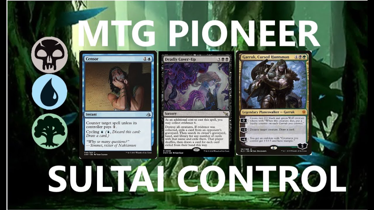 MTG Pioneer More Sultai Draw/Go Control