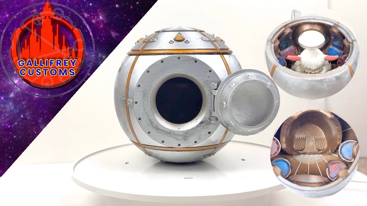 Doctor Who Meep Escape Pod 3D Model Custom Figure Showcase