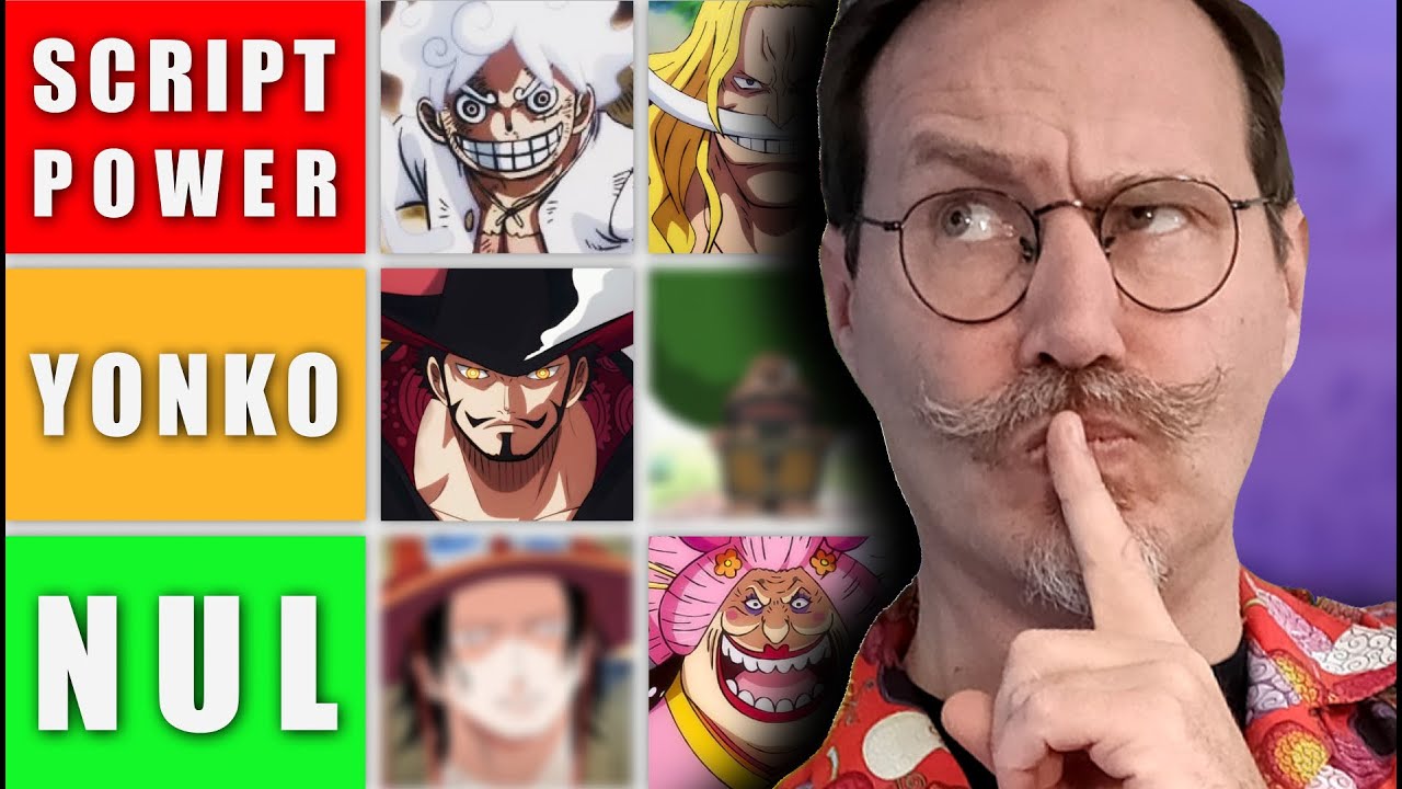 TIER LIST ONE PIECE - LES PERSO LE PLUS PUISSANTS DE ONE PIECE