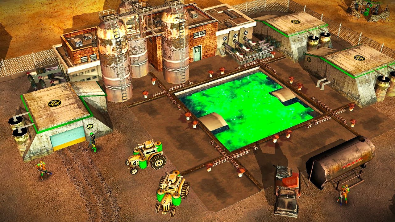 General Leang’s 1st Elite Battalion Shuts Down GLA's Chemical Threat | C&C Generals ZH - Mission Map