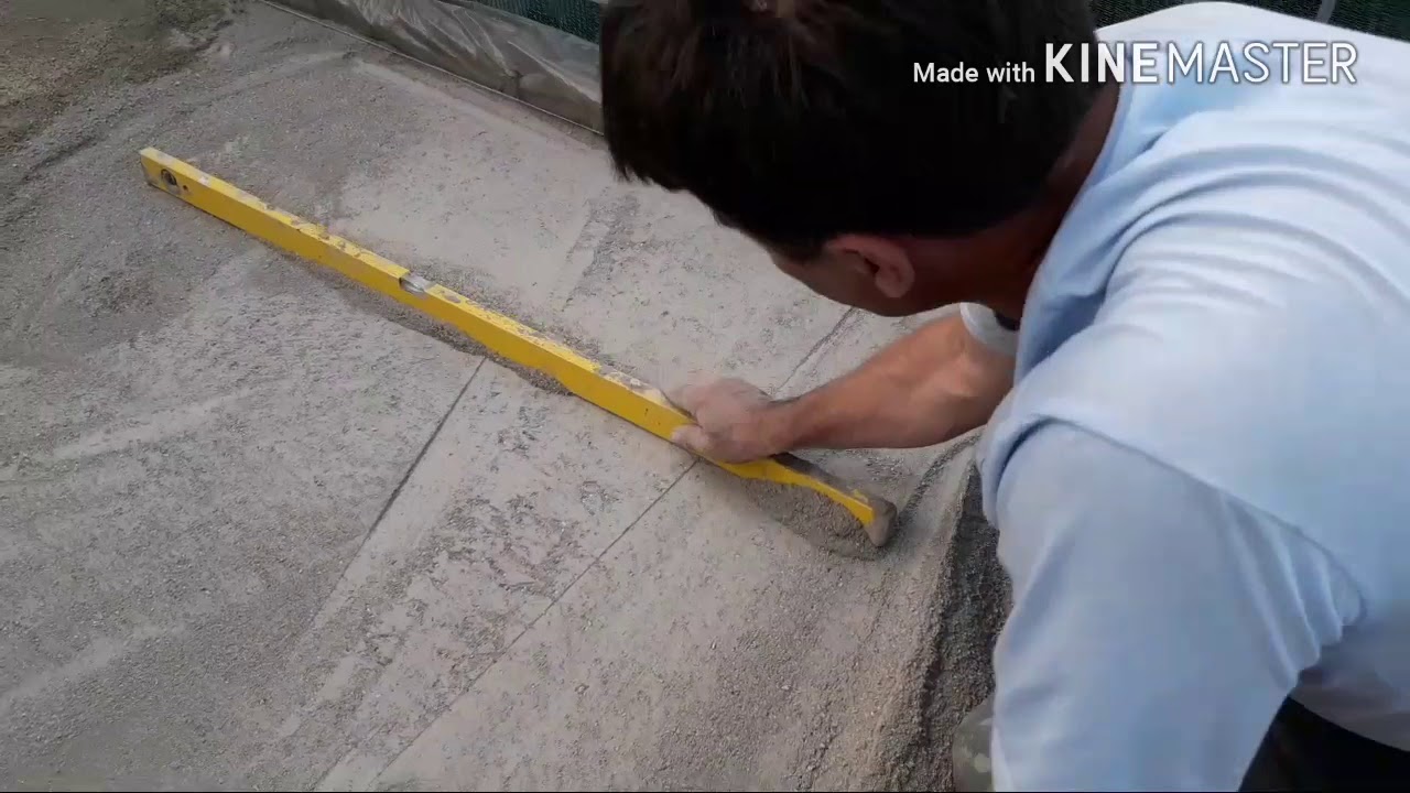 zsákos beton. bag estrich