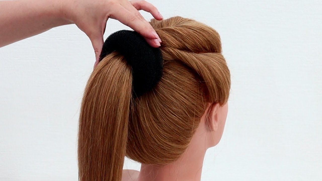 Easy and Beautiful Hair Bun. Hair Trend 2022