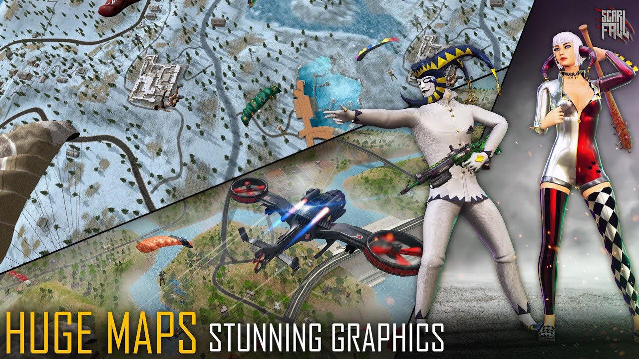 ScarFall 2.0 : Battle Royale  live  mobil game @KtmGaming219