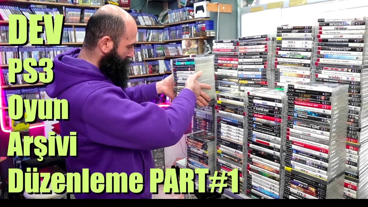 [🔴 Dükkanda Canlı ] PS3 Oyun Alfabetik Düzenleme Bugün Kesin Başlıyoruz