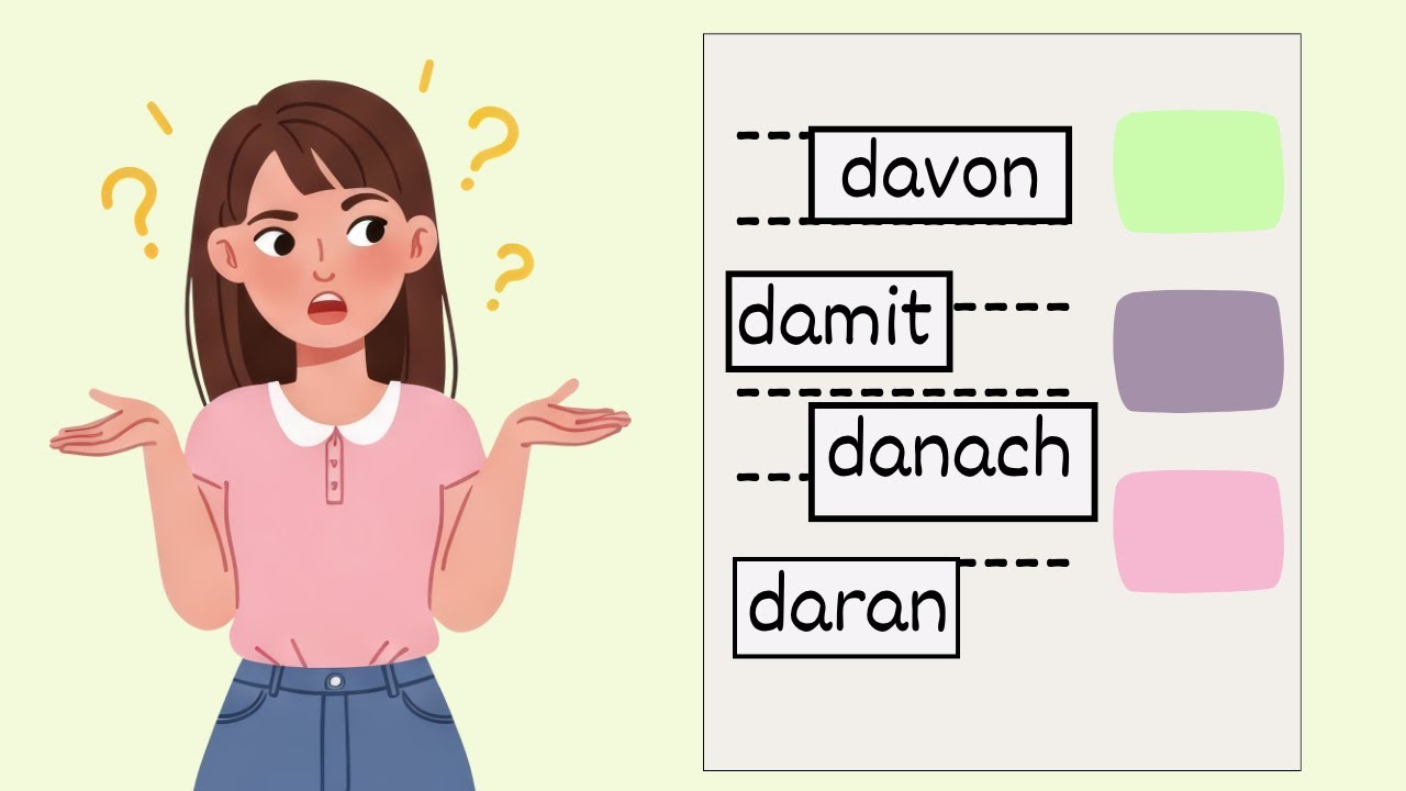 What are the da-words in German? | Learn German | German Grammar | German For Beginners