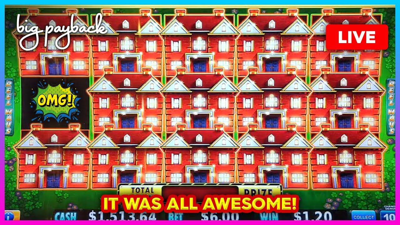 🔴 ALMOST FULL SCREEN MANSIONS & MAJOR SURPRISE on Huff N' Even More Puff Slots! I CRUSHED IT!!