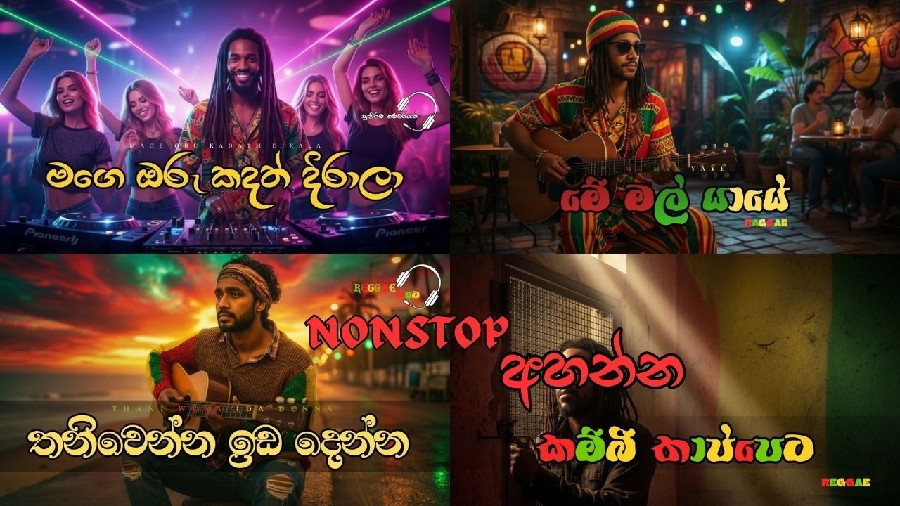 සුපිරිම හිට්ම සිංදු වල Reggae Version | Best New Sinhala Songs Collection | Sinhala New Song#reggae