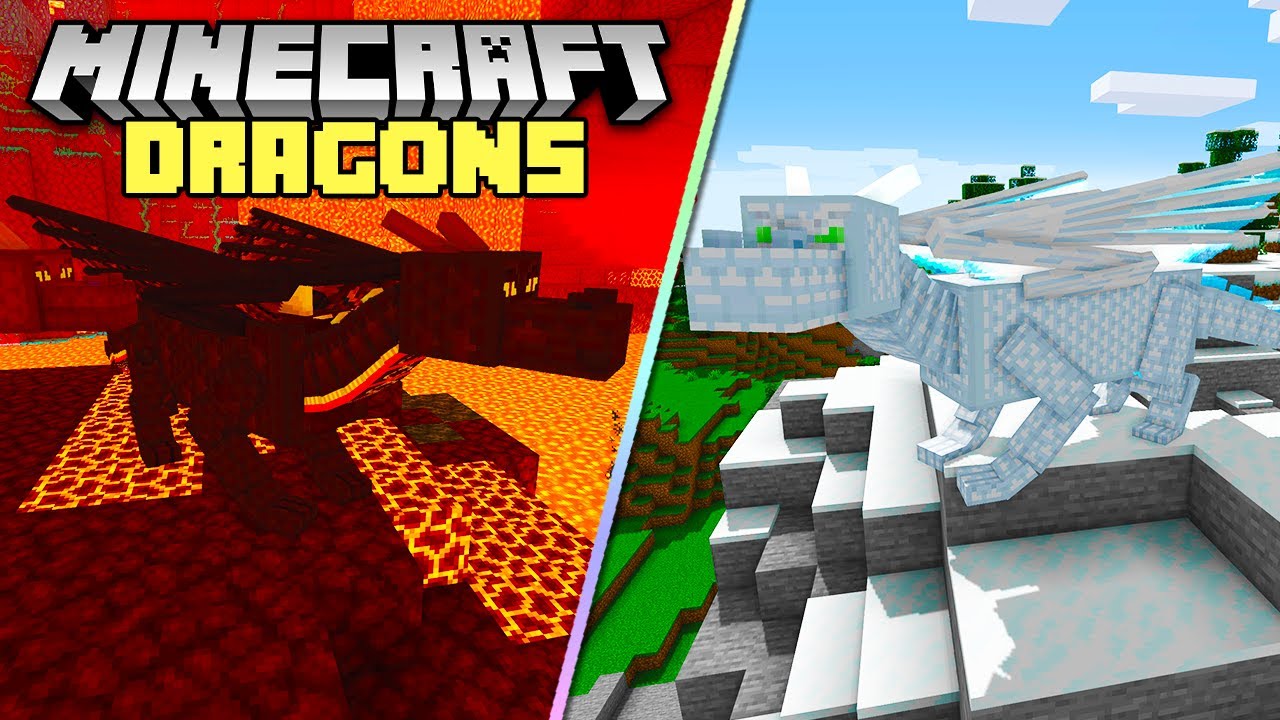 Этот мод на дракона просто НЕВЕРОЯТЕН! - Minecraft Dragon Mounts Legacy
