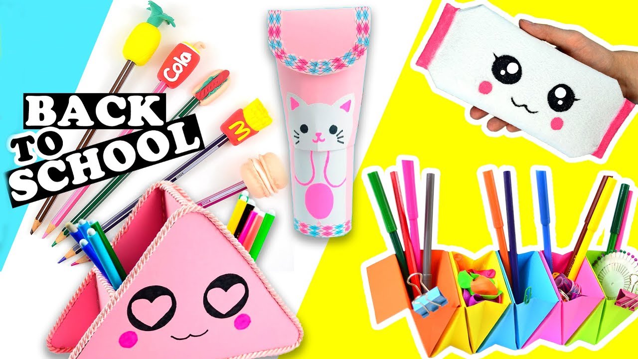 5 oggetti per la scuola fai da te | DIY Back to School