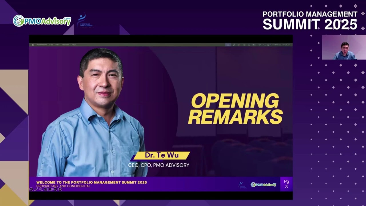 Opening  Portfolio Management Summit 2025