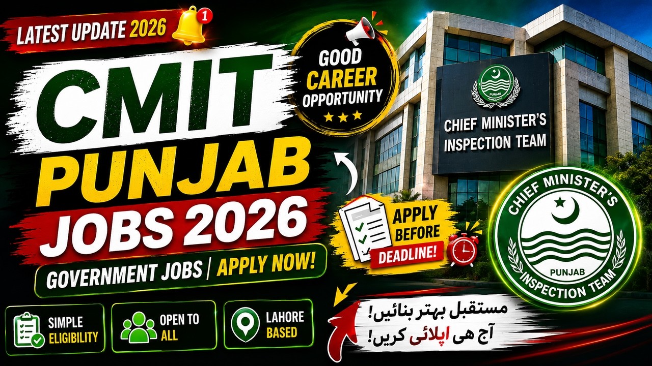 CMIT Jobs 2026 Punjab | Chief Minister's Inspection Team Jobs 2026 | Apply Now | Job Sarkar