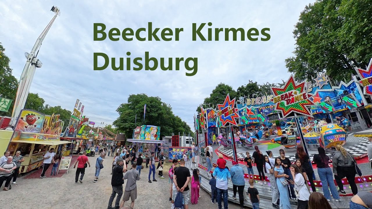 Beecker Kirmes Duisburg 2025 / Rundgang