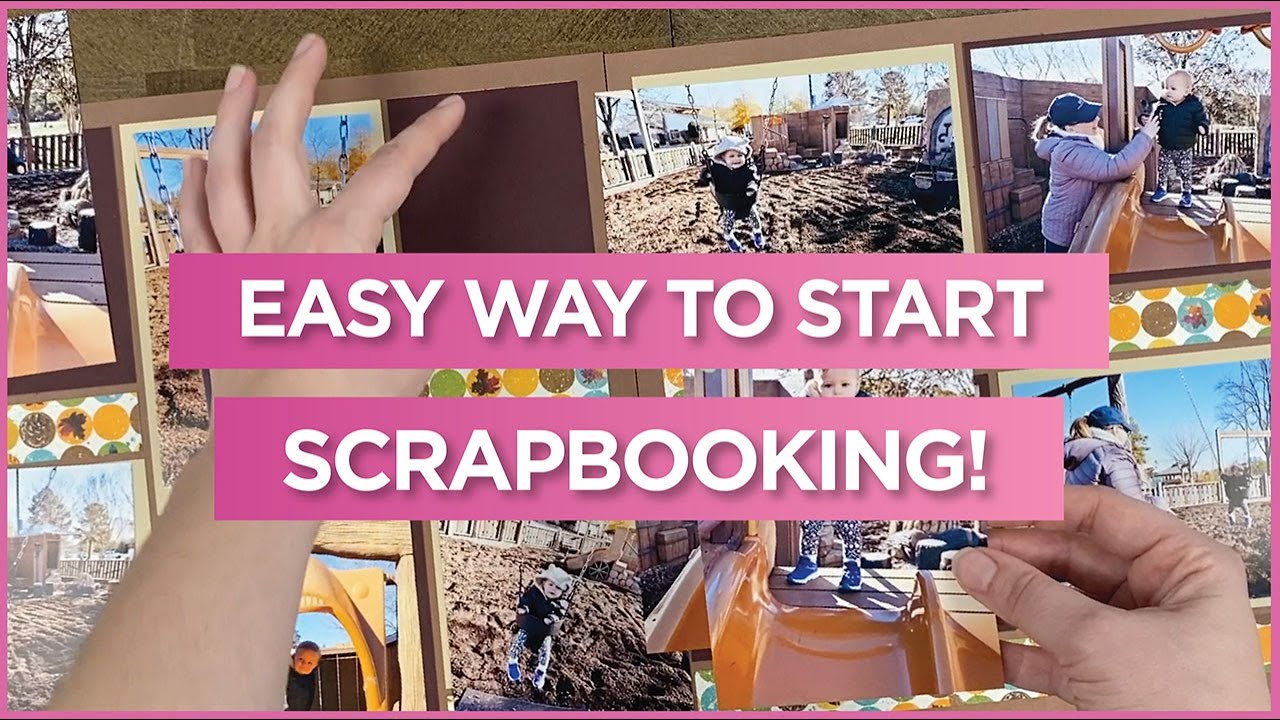 How to Use Scrapbook Kits for Beginner Scrapbookers | Easy Scrapbook layout for Beginners