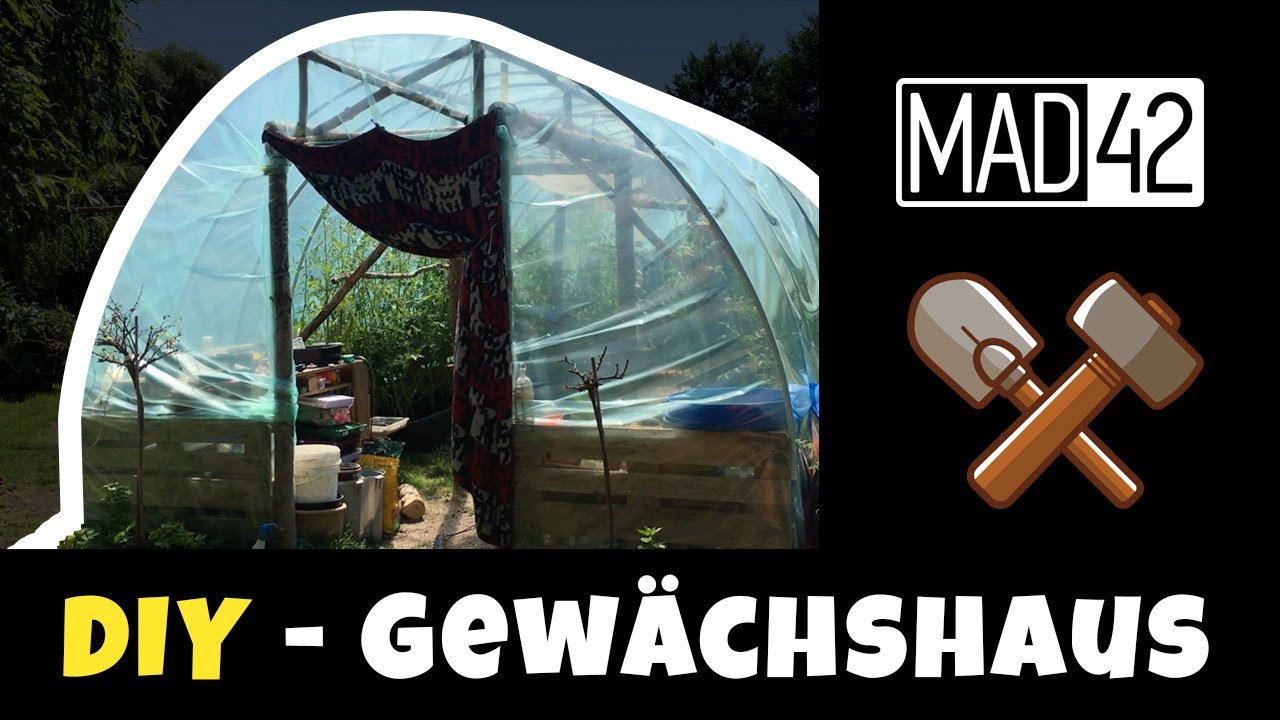 Großes Gewächshaus aus Europaletten für den Garten - unter 200 Euro | Schritt für Schritt Anl. | DIY