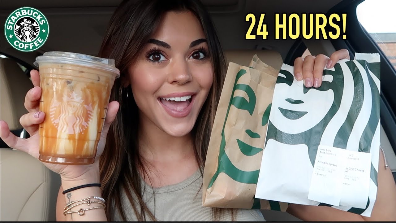 I ONLY ATE STARBUCKS FOOD FOR 24 HOURS! | Steph Pappas