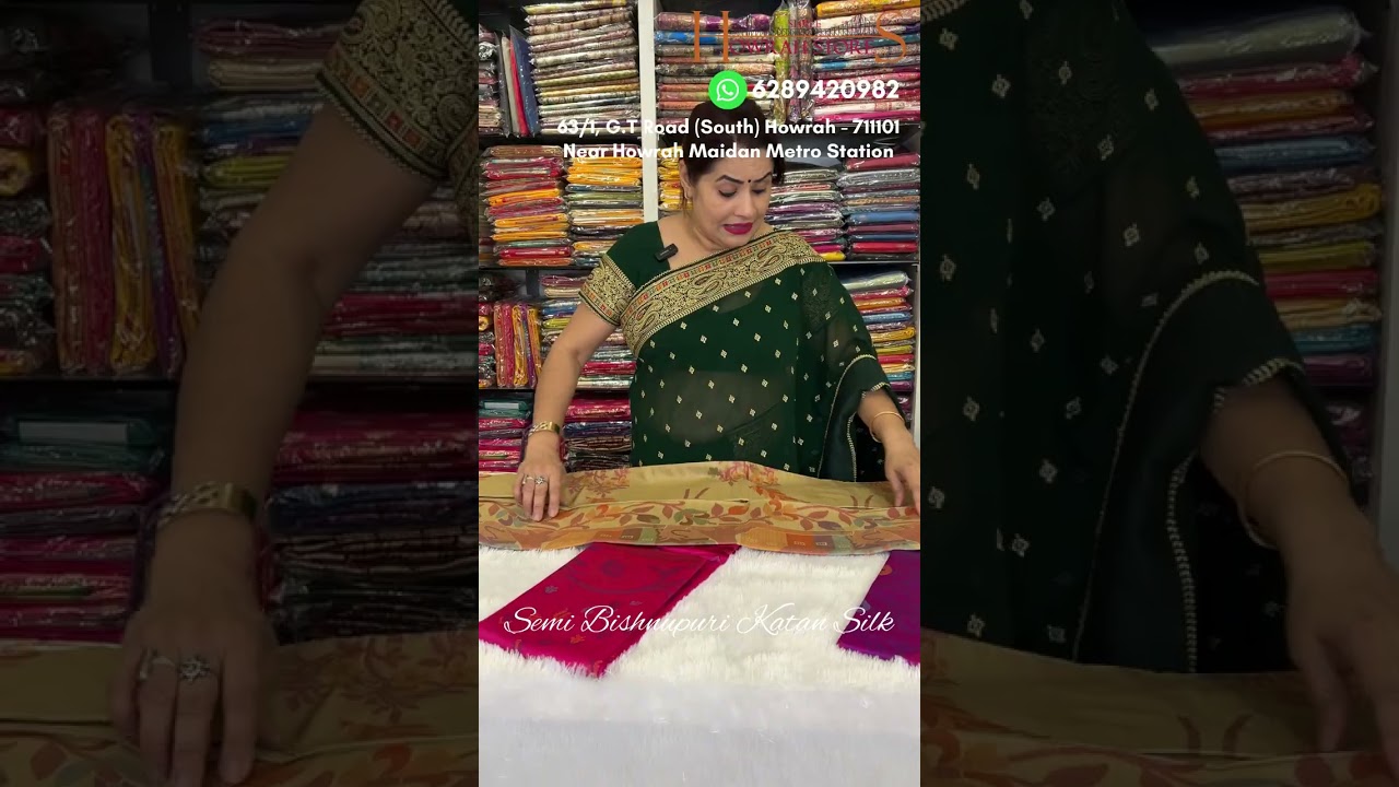 ✨ Semi Bishnupuri Katan Silk Sarees – Subtle Shine, Pure Elegance ✨ | #saree