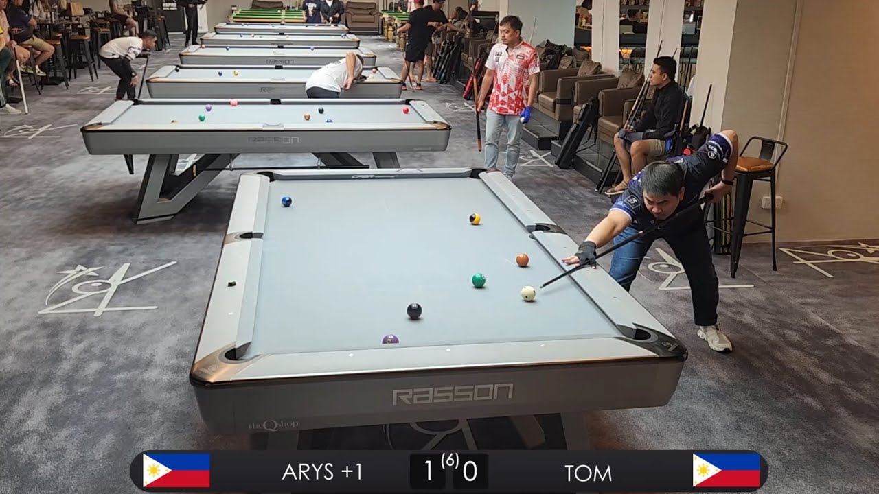 ARYS vs TOM | Pinoy Bilyarista Singapore 10-Ball Tournament (Jun 28, 2025)