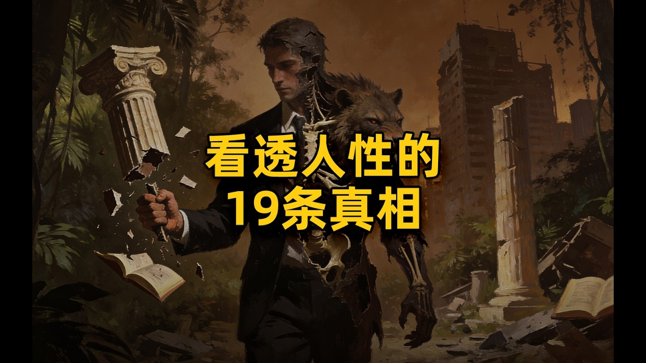 看透人性的19条真相，人性从不奖励善良