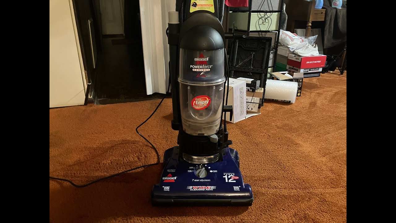 Partial Downstairs Vacuuming: Bissell PowerForce Bagless (6594)