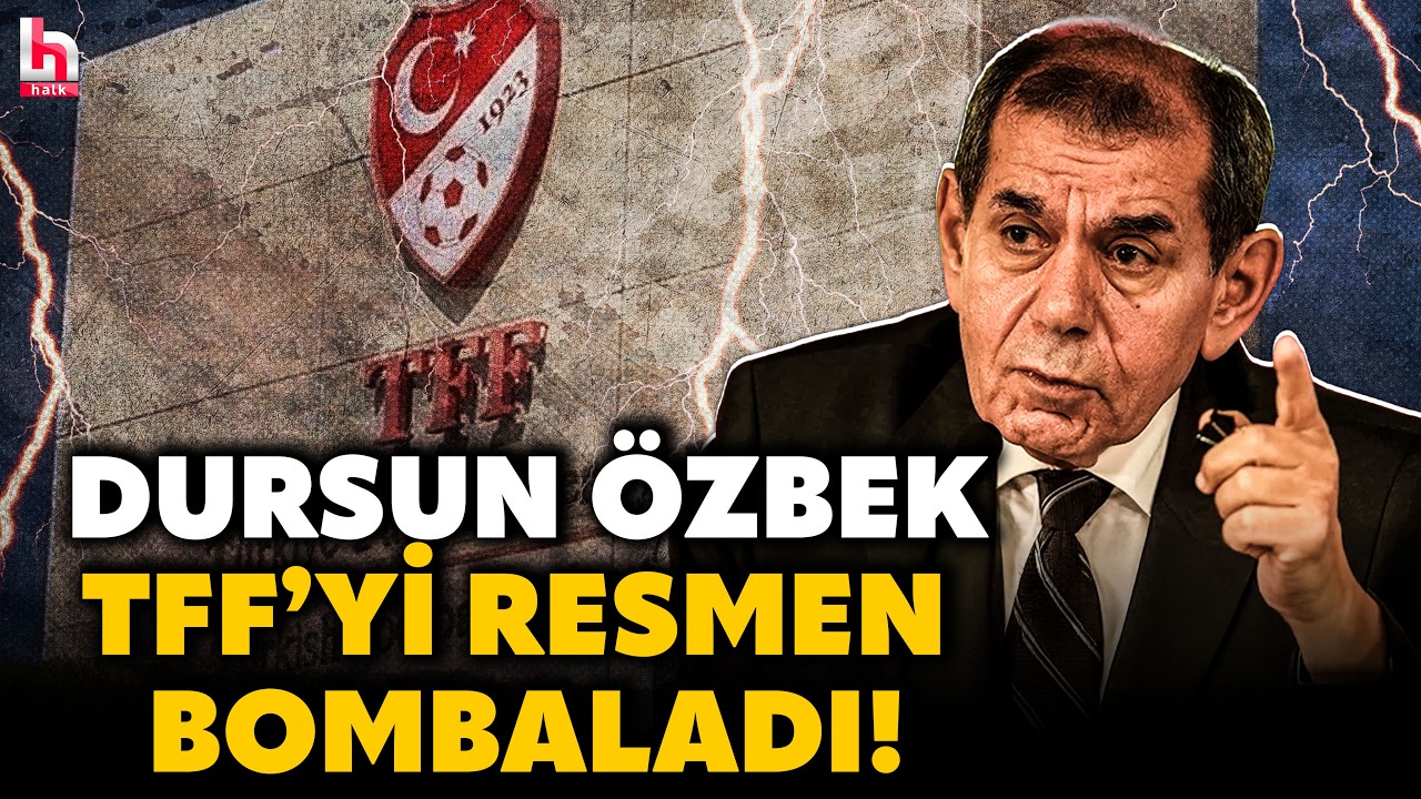 DURSUN ÖZBEK'TEN TFF'YE TARİHİ REST! Salonda yer yerinden oynadı! İşte alkış kopartan o sözleri...