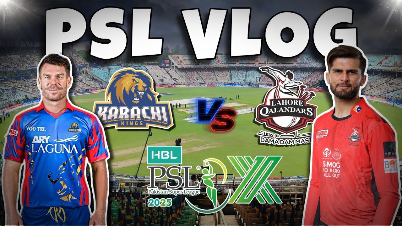 Lahore vs Karachi VLOG |PSL 10 🏏|Last Over Thriller Match 🏏|VLOG 37