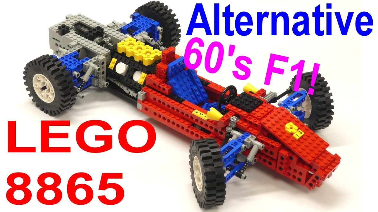 Man from the 70s makes F1 car from the 60s using LEGO from the 80s. LEGO 8865 Alternative!