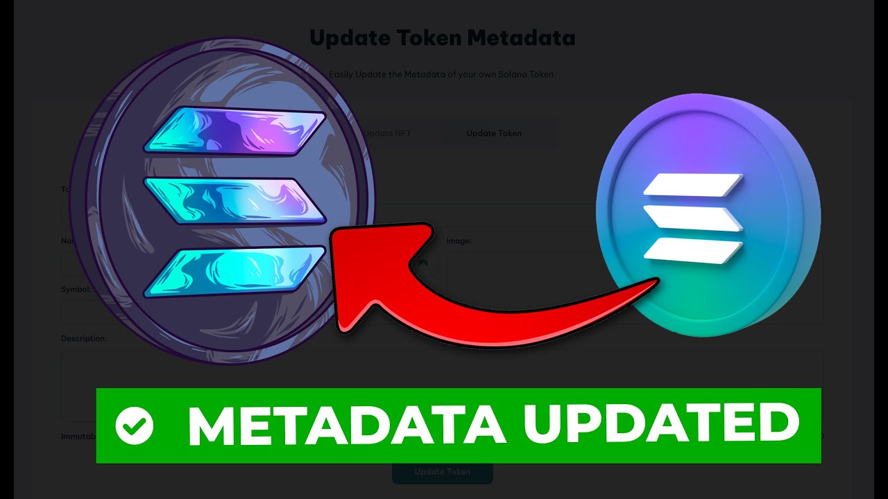 КАК ОБНОВИТЬ МЕТАДАННЫЕ ТОКЕНА НА Solana ✅ Изменение информации о токене
