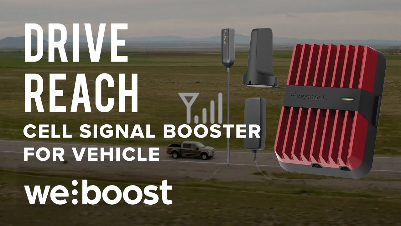 Drive Reach &ndash; Cell Signal Booster for Any Car, Truck, or SUV | weBoost