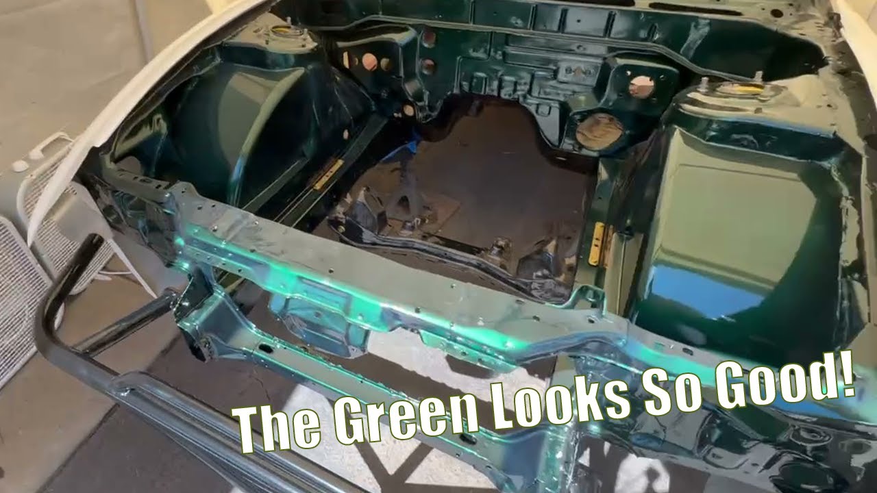 Painting The Engine Bay On The 240SX And Doing Some Major Rust Repair