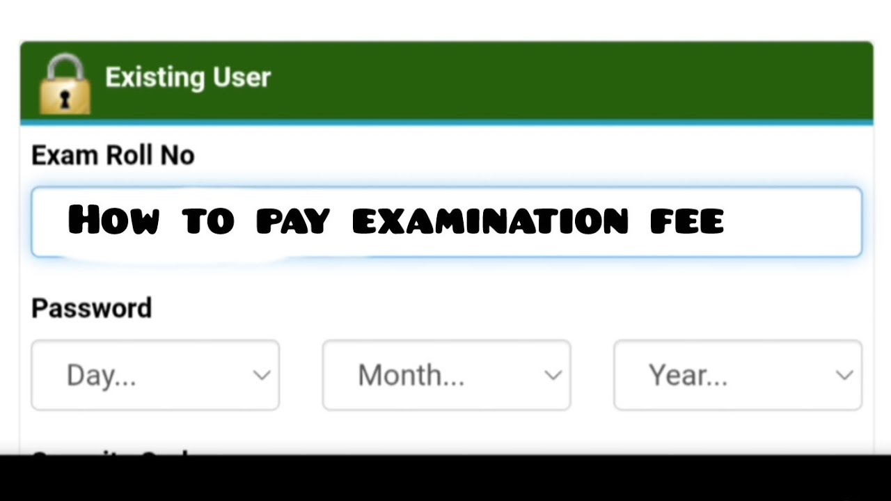 How to pay exam fees dspmu 