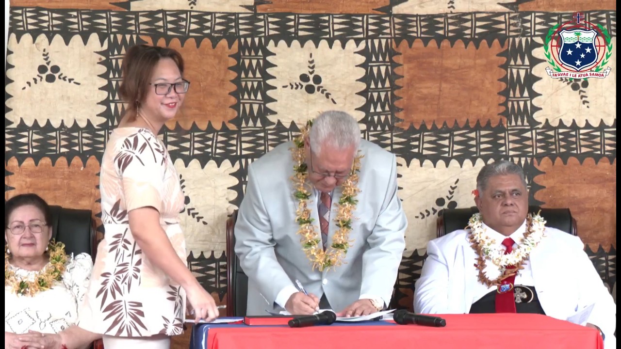 Sauniga Fa'alemālō mo le Fa'atautoga o le afioga i le Loia Sili iā Mauga Precious Chang 09/02/2026.