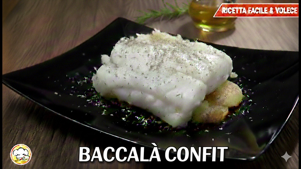 Baccalà Confit: La Ricetta Raffinata che si scioglie in bocca!