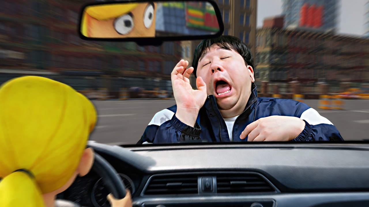 멍청한 여동생 운전 알려주기