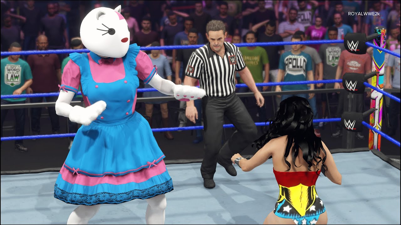 Wonder Woman vs. Hello Kitty - WWE 2K23 ⭐