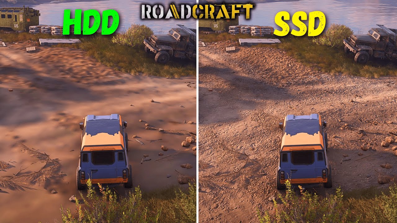 HDD vs SSD in RoadCraft | SSD Required? | HDD Gameplay Review