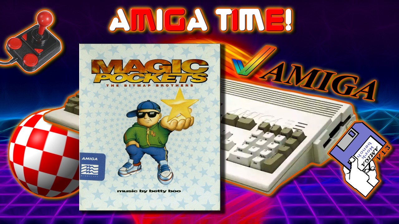 #689 Amiga Time!...Magic Pockets: Unboxing and gameplay on my Amiga 1200 [ENG]