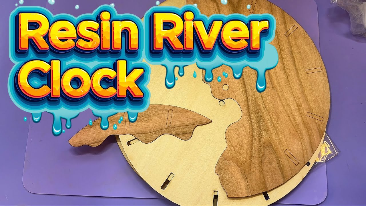 This Resin Clock Design Will Mesmerize You | Unique Wooden Art!  | 670