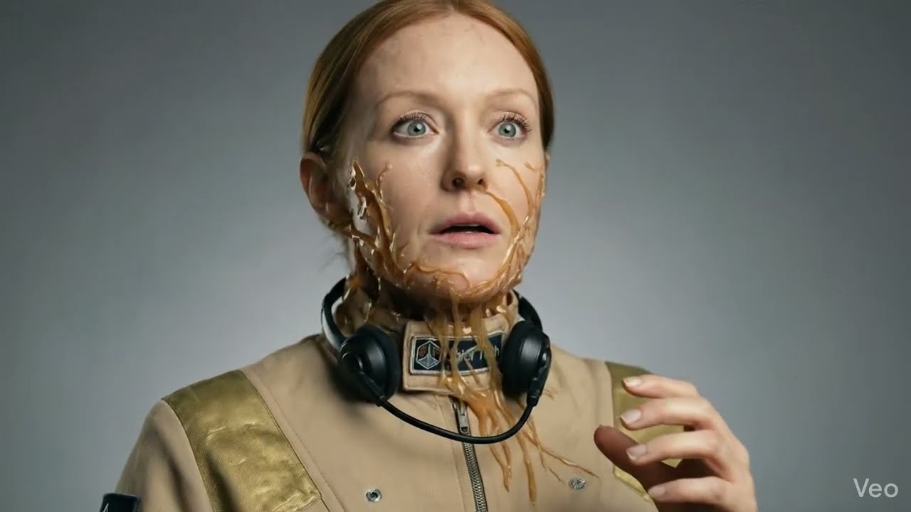 Laura Craske is infected by the Epiderm in Doctor Who: Destination Nerva