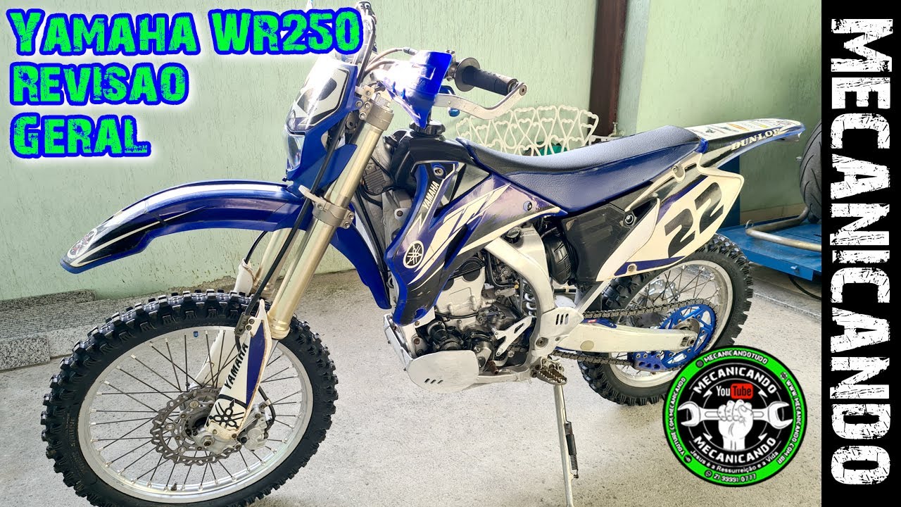 YAMAHA WR 250 - RECONSTRUÍMOS UMA - REVISÃO FULL DE VERDADE🔧🔩 MECANICANDO MOTOS