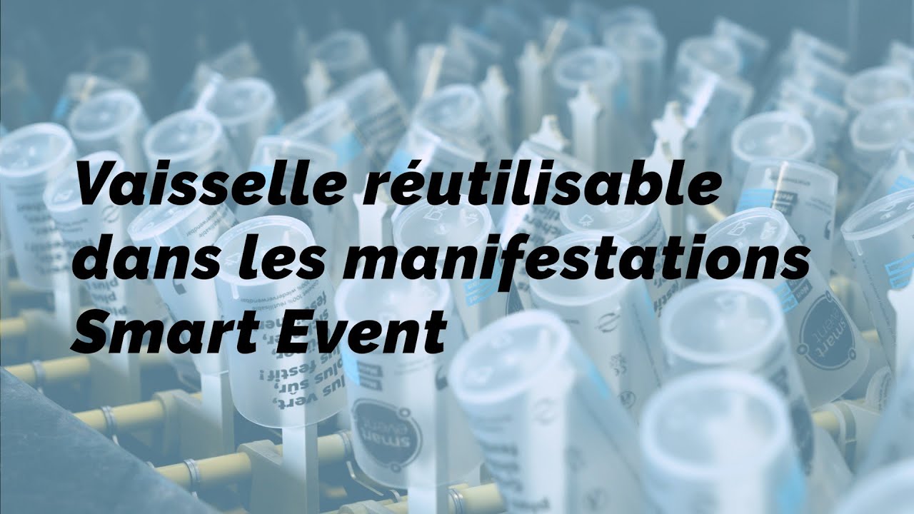 De la vaisselle réutilisable pour vos manifestations