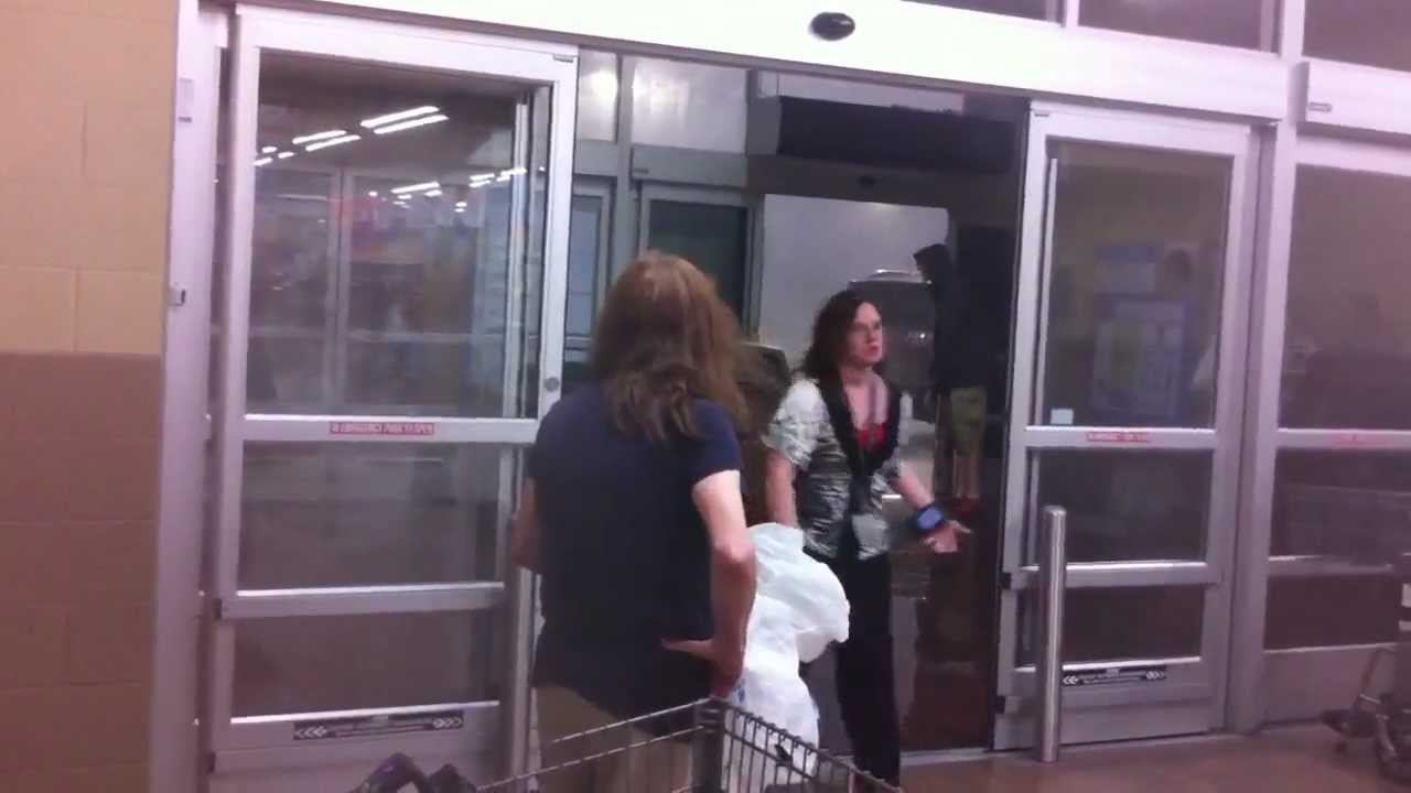 Storm wrecks Walmart parking lot. #2