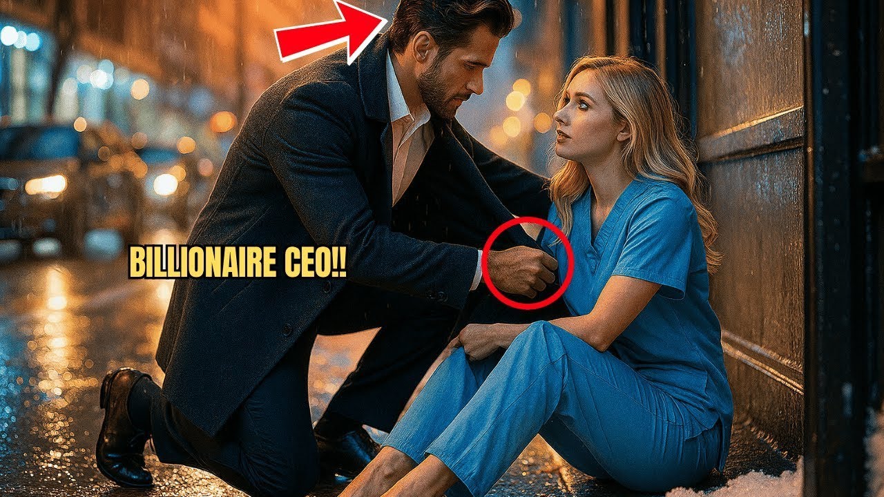 Billionaire CEO found a freezing nurse at bus top and took her home, only for her to do this