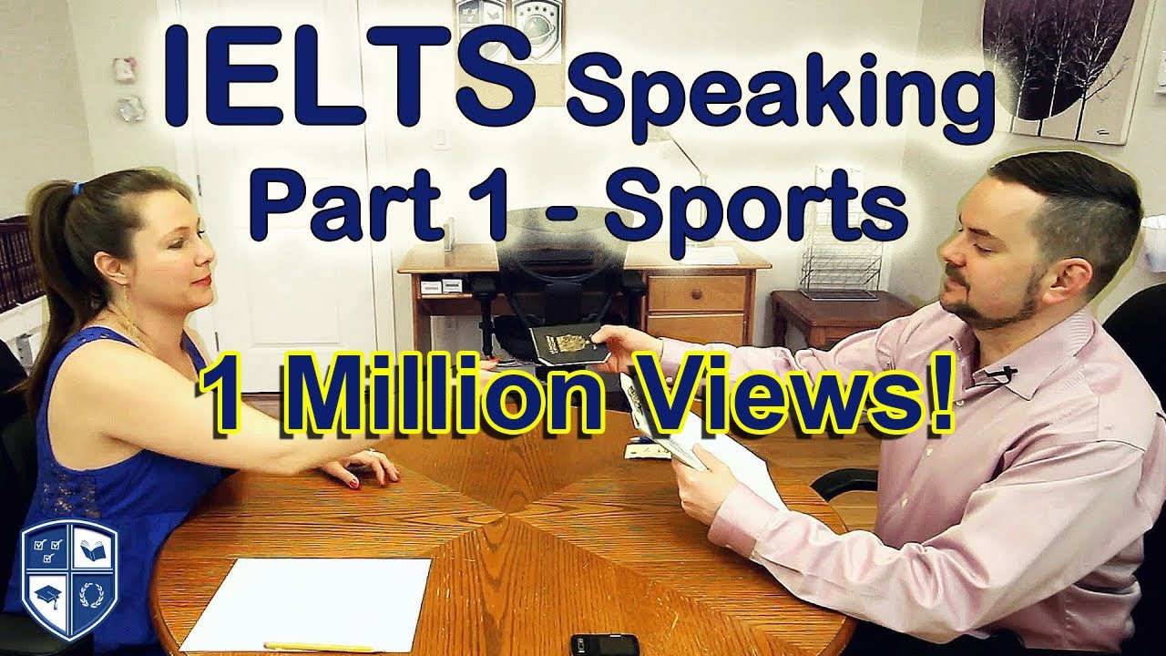 IELTS Speaking Часть 1 Sports Band 8 — с субтитрами