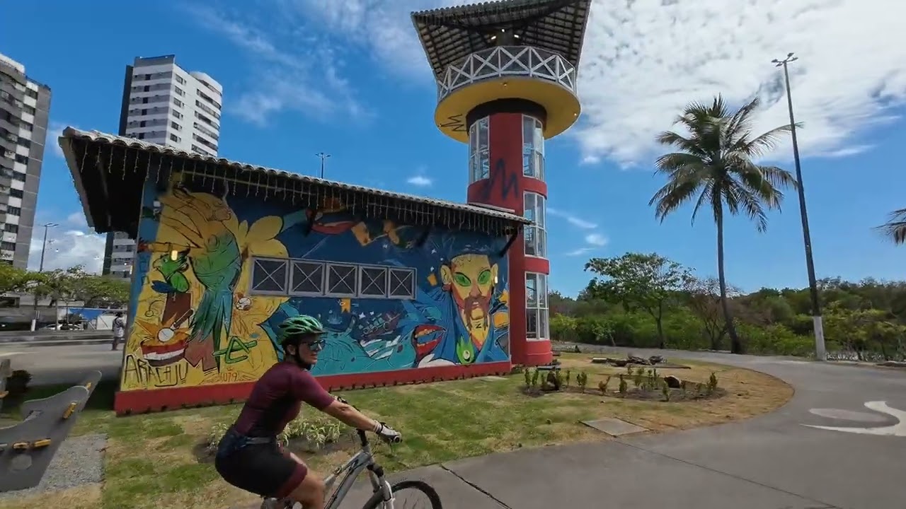 Pedal com Viviane - 45km 41º Aracaju Barra Dos Coqueiros Parque Da Sementeira 13 de Julho Beira Mar